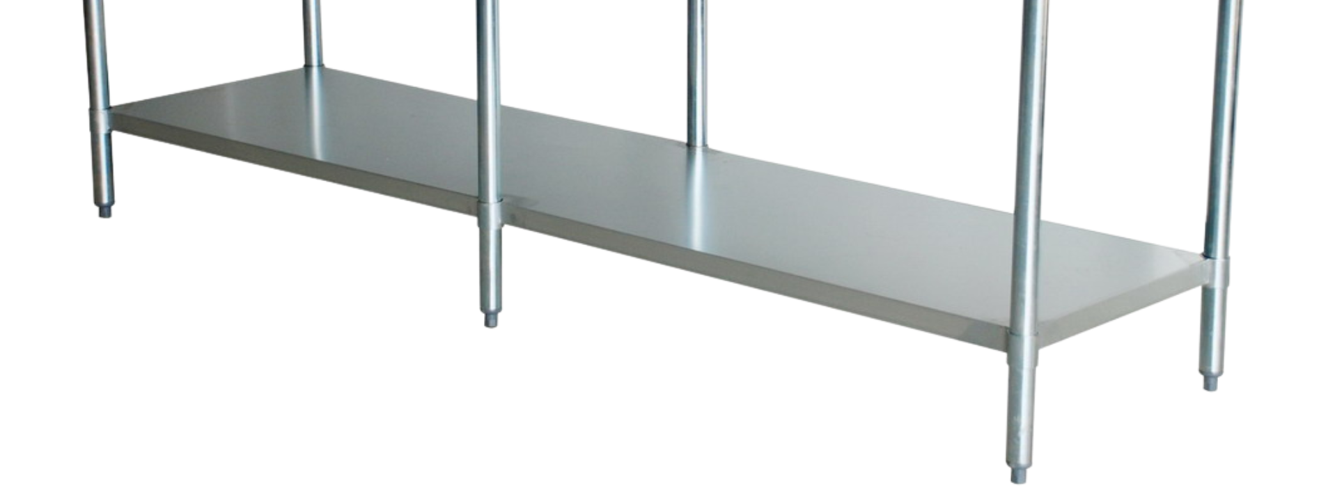 Omcan 22099 24" x 84" Undershelf for 22069 and 22084 Standard Work Table