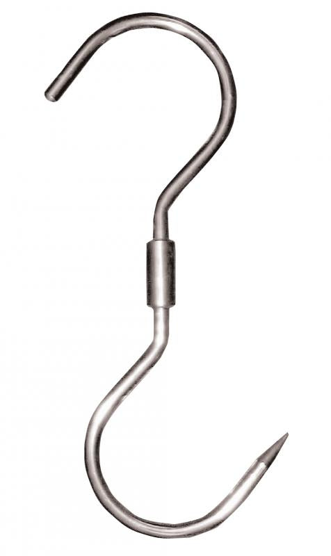 Omcan 10505 10 1/2" x 1/2" Stainless Steel "S" Swivel Hook