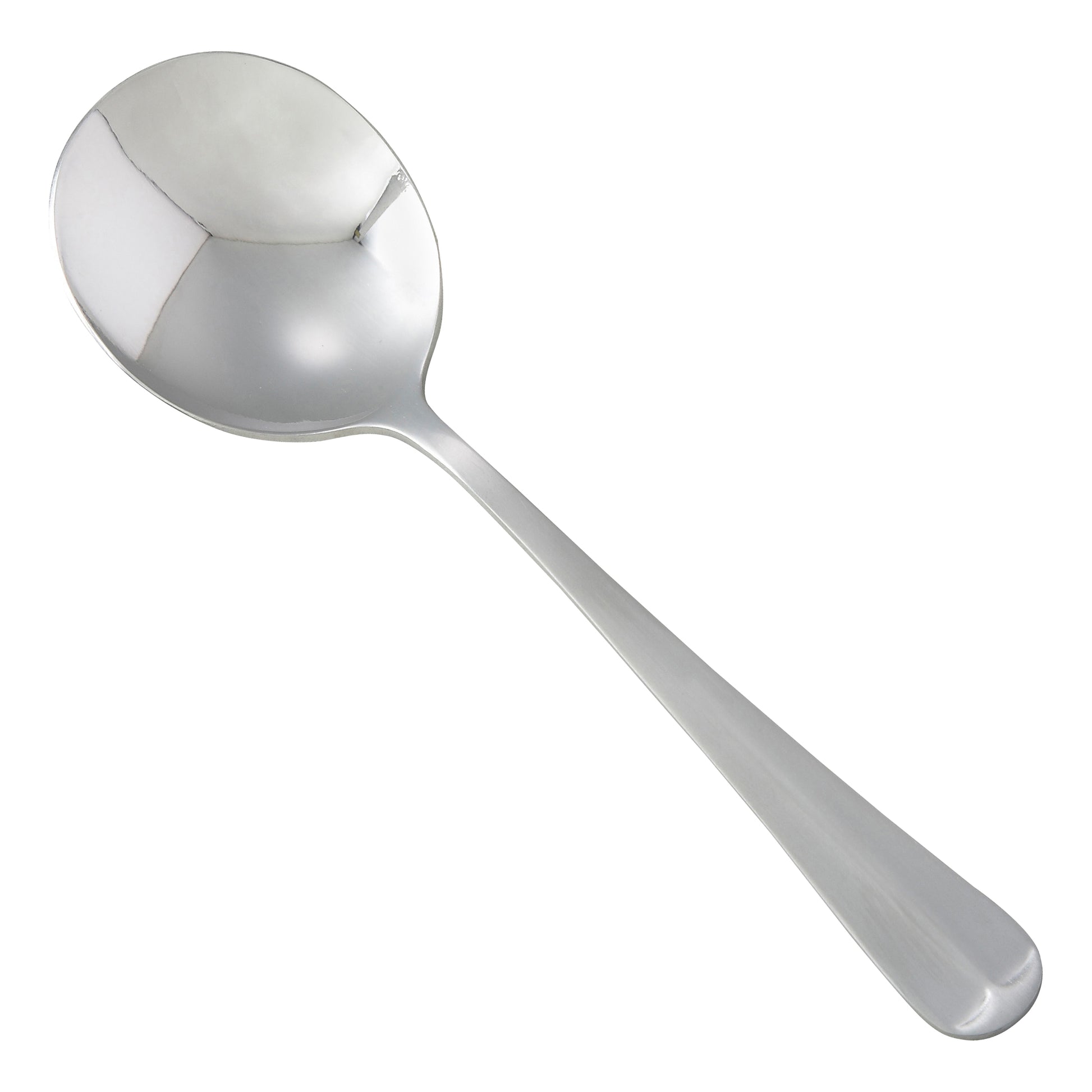 Winco 0015-04 Lafayette Bouillon Spoon, 18/0 Heavyweight