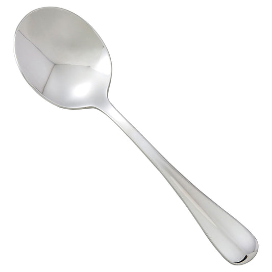 Winco 0034-04 Stanford Bouillon Spoon, 18/8 Extra Heavyweight