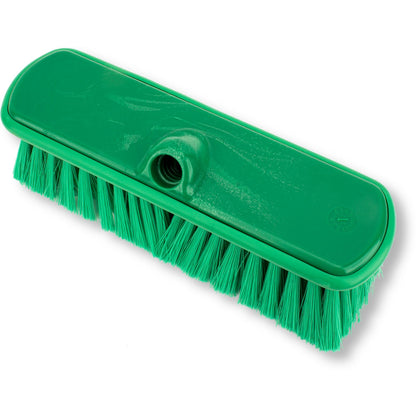 Carlisle 40050EC09 9.5" Green Color Coded Flo-Thru Brush with Protective Bumper