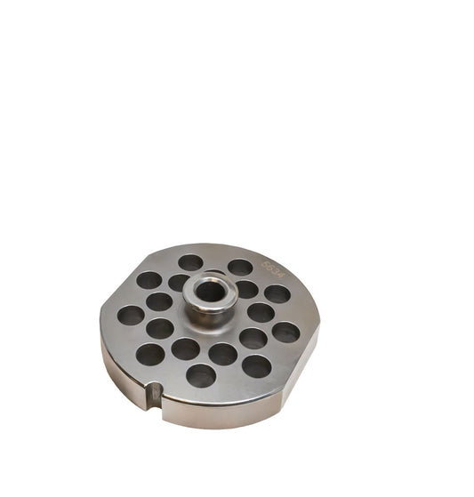 Omcan 11189 #56 One Notch/Two Flat Sides Stainless Steel Machine Plate with Hub,19.2mm (3/4")