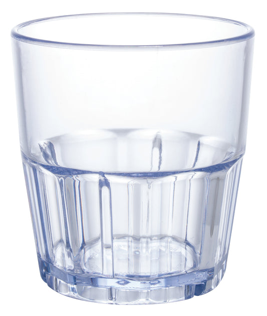 Winco PTSN-12 12 oz. Plastic Havana Tumbler