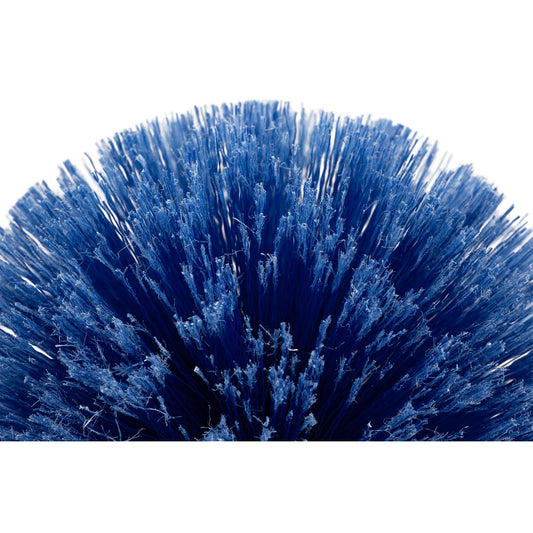 Carlisle 36340414 Blue Flo-Pac Round Duster With Soft Flagged PVC Bristles
