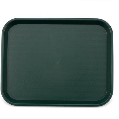 Carlisle CT141808 14" x 18" Forest Green Cafe Fast Food Cafeteria Tray