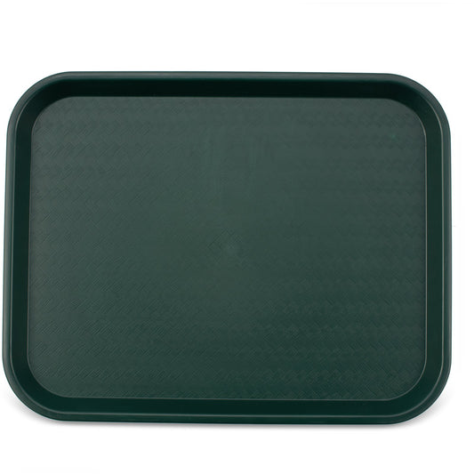 Carlisle CT141808 14" x 18" Forest Green Cafe Fast Food Cafeteria Tray