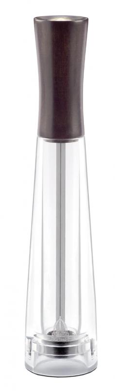 Omcan 43674 26-cm Tosca Series - Pepper Mill Dark Beech Wood with Acrylic Resin Base