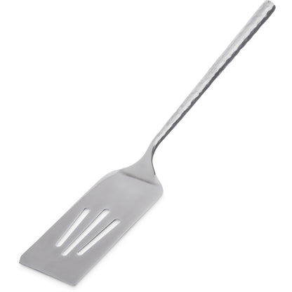 Carlisle 60204 12" Terra Pie Server - Hammered Mirror Finish - 400 Series Stainless