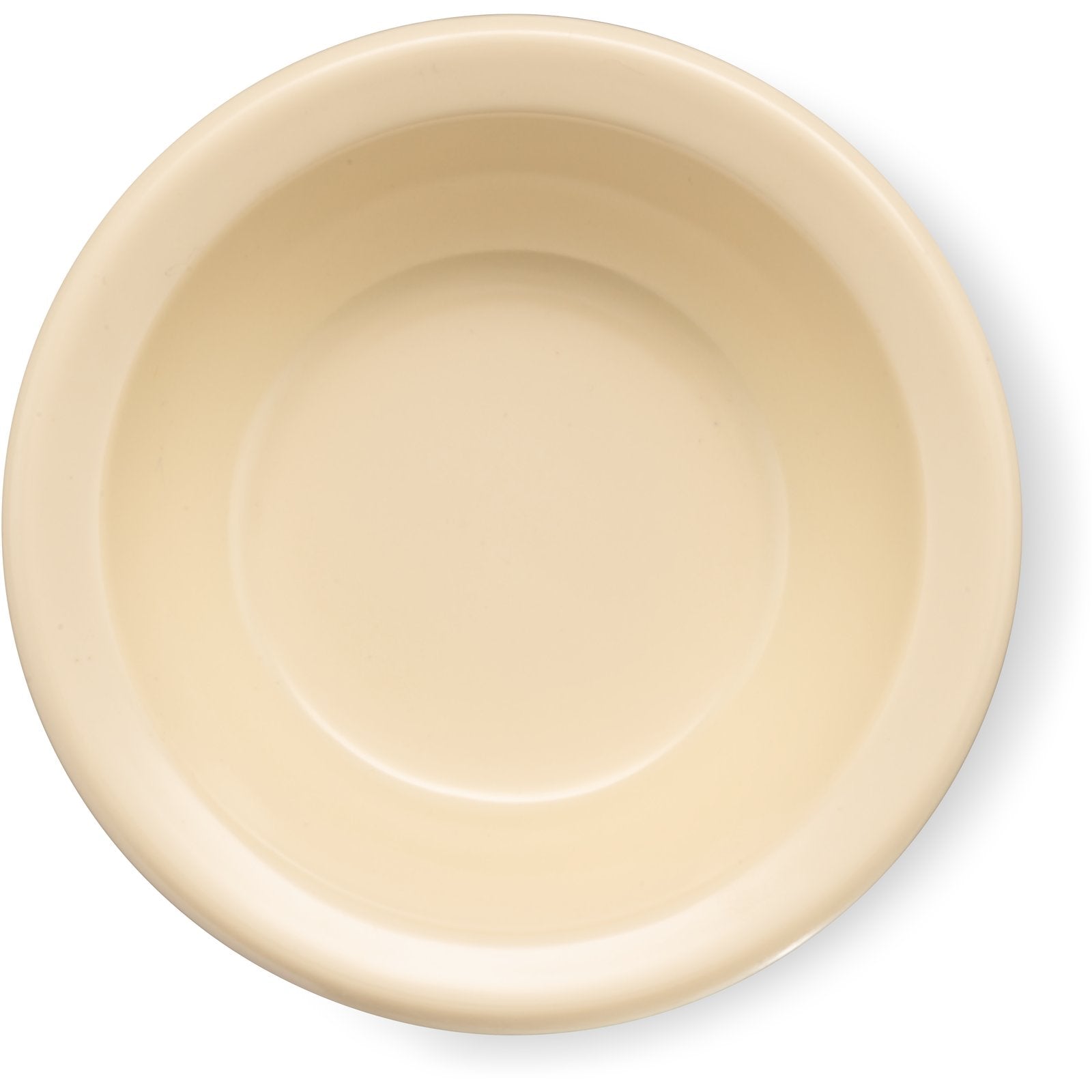 Carlisle KL80525 4.75 oz Tan Kingline Melamine Rimmed Fruit Bowl