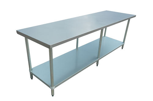 Omcan 20198 Elite Series 24" x 84" Stainless Steel Worktable