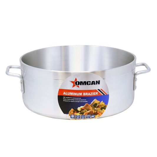 Omcan 43358 15 Qt Aluminum Brazier Pan