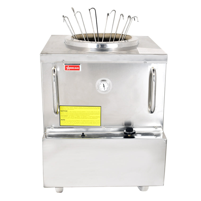 Omcan 44385 34" x 34" Gas Stainless Steel Tandoor Clay Oven