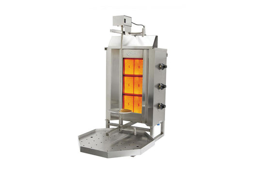 Axis AX-VB3 19 lb 3 Burners Vertical Broiler