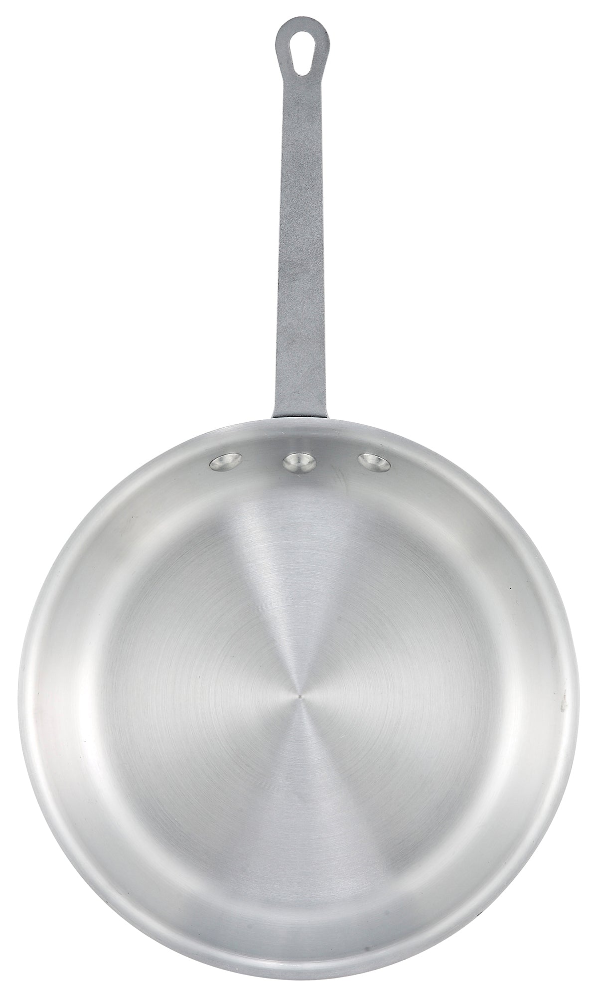 Winco AFP-7A 7" Natural Finish Aluminum Gladiator Fry Pan