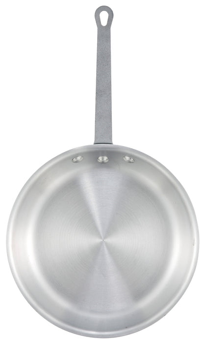 Winco AFP-7A 7" Natural Finish Aluminum Gladiator Fry Pan