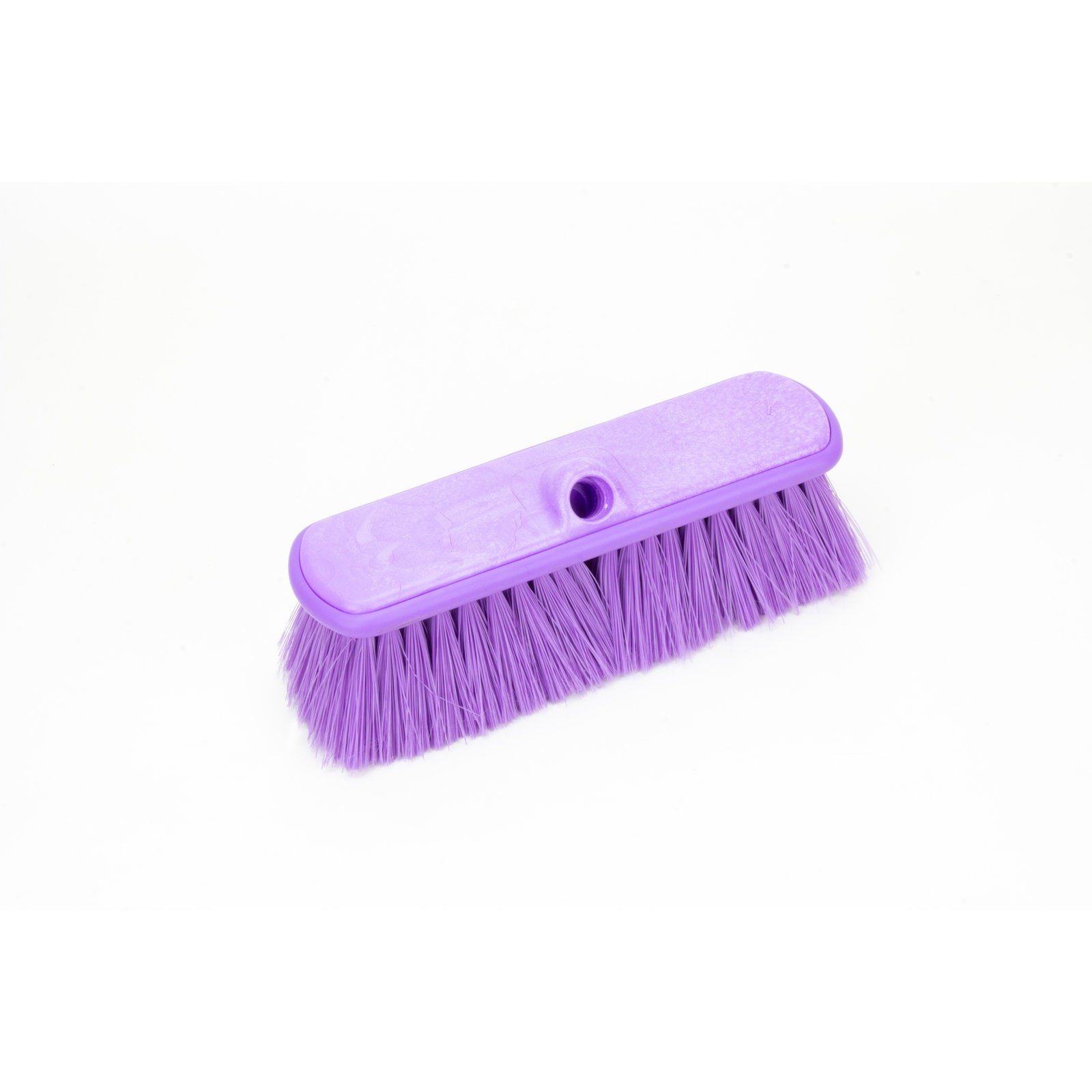 Carlisle 40050EC68 9.5" Purple Color Coded Flo-Thru Brush with Protective Bumper
