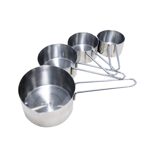 Omcan 44450 Stainless Steel Measuring Cup Set - 4 pcs / set