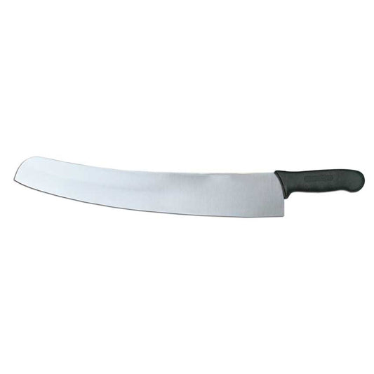 Omcan 31356 18-inch Pizza Knife with Black Single DR Handle