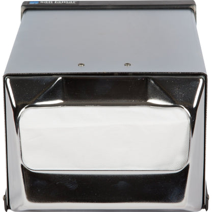 Carlisle H3001XC 300 Napkin Chrome Steel Countertop Classic Napkin Dispenser, Fullfold