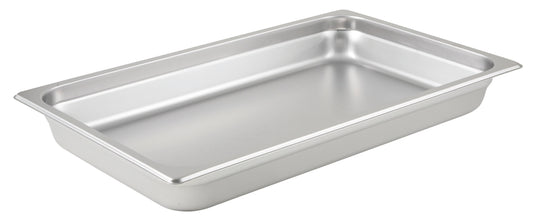 Winco SPJL-102 Full-size Stainless Steel Anti-jam Steam Pan
