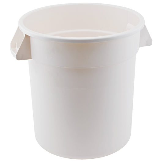 Winco PTC-20W 20 Gallon White Trash Can