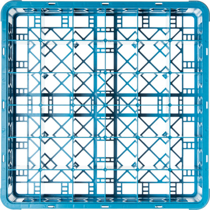 Carlisle RG3614 Carlisle Blue 36-Compartment Polypropylene OptiClean Divided Glass Rack 3.25