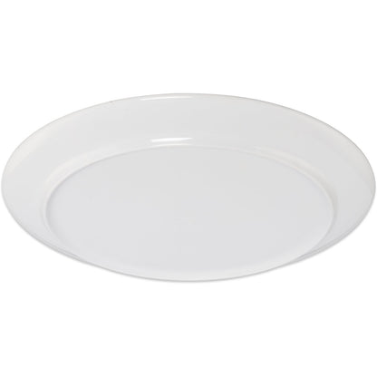 Carlisle 4380002 12" White Epicure Melamine Buffet Pizza Plate