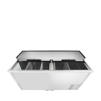 Atosa MBC65GR 16.4 cu. ft. 65" Stainless Steel Exterior Bottle Cooler