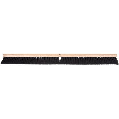 Carlisle 3621923603 36" Black Flo-Pac Hardwood Push Broom Head with Tampico Bristle