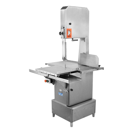 Omcan 45979 Stainless Steel Floor Band Saw with 126" Blade Length and 3 HP Motor