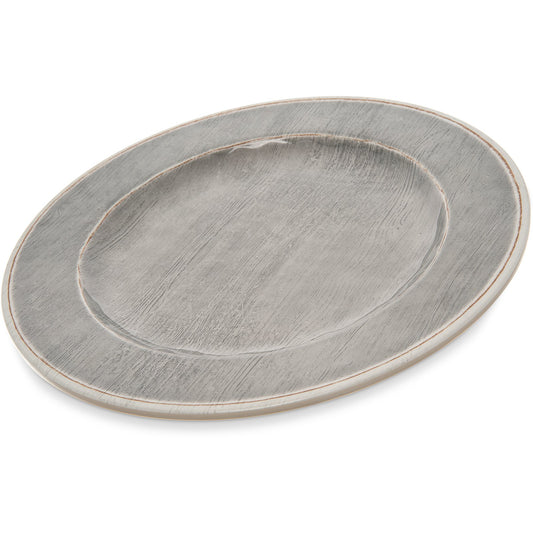 Carlisle 6400118 11" Smoke Grove Melamine Dinner Plate