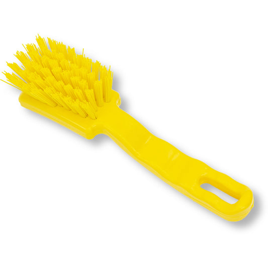 Carlisle 41395EC04 7" Yellow Sparta Color Coded Detail Brush