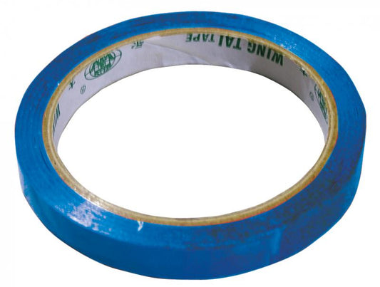 Omcan 31350 3/8" x 216' (9 mm x 66m) Blue Poly Bag Sealing Tape - Pack of 16 Rolls