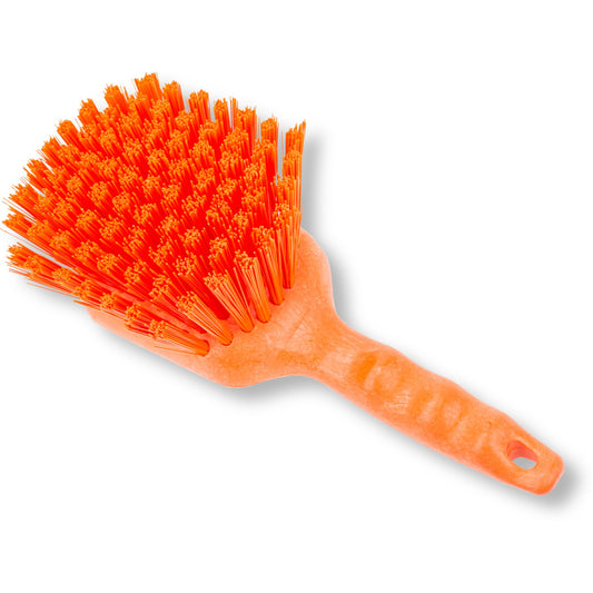 Carlisle 40541EC24 8" Orange Sparta Color Coded Floater Scrub Brush