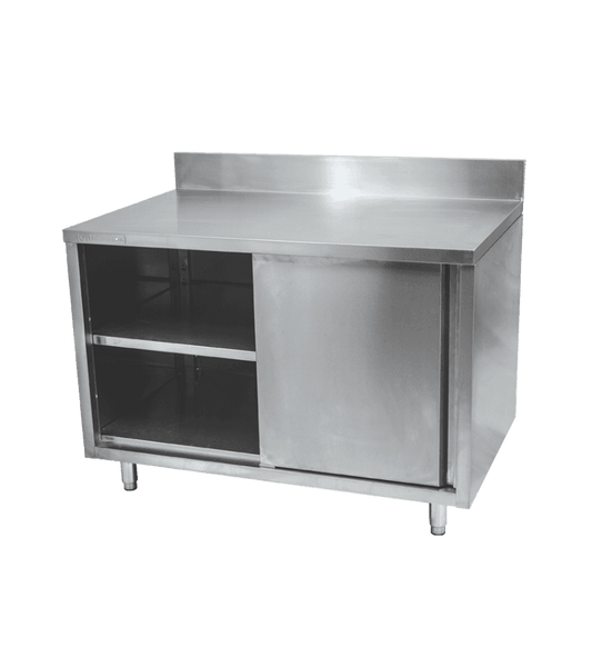 Thorinox TKCA-3048-BK 30" x 48" Storage Cabinet with Backsplash