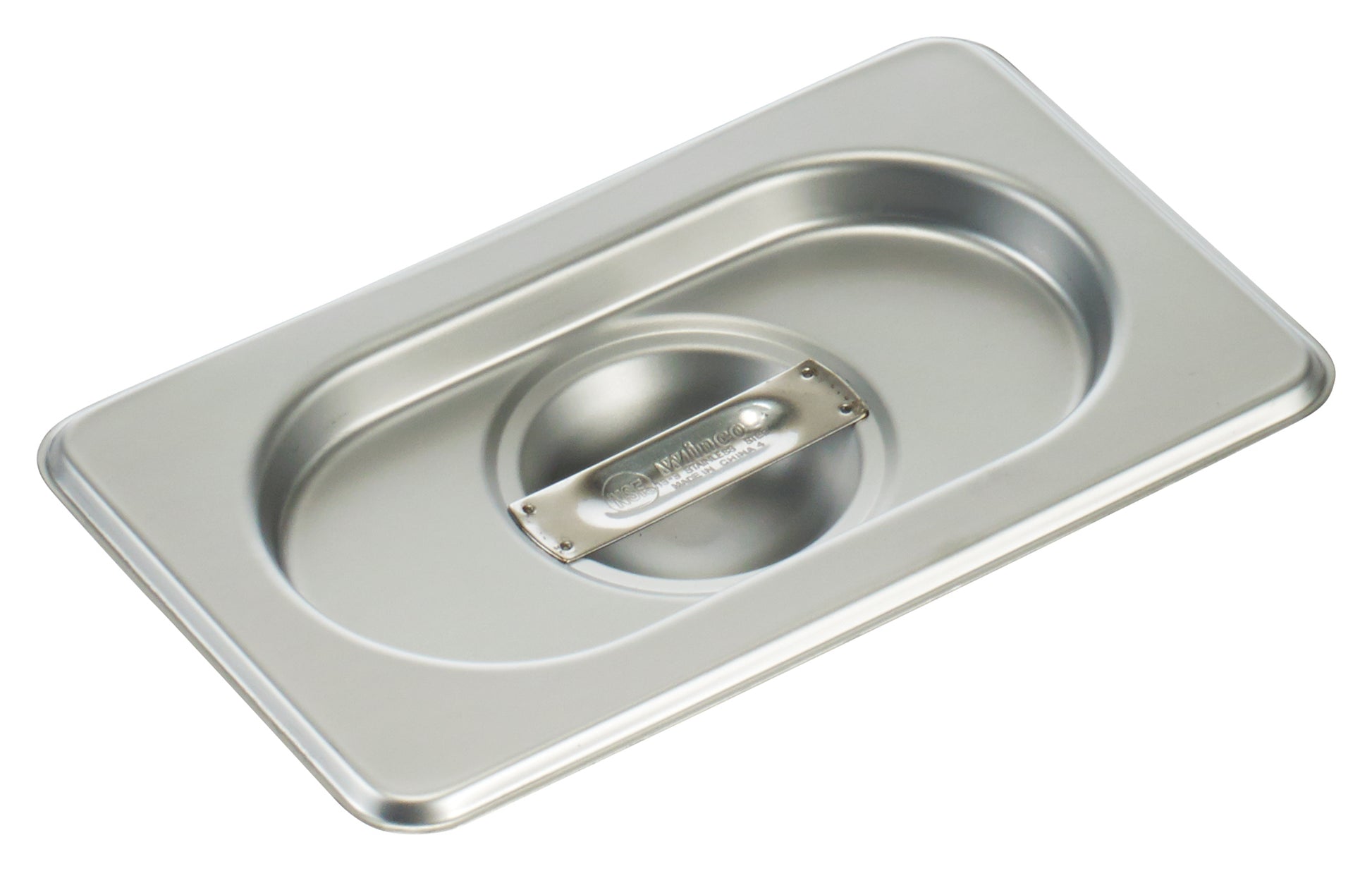 Winco SPSCN-GN Stainless Steel Solid Steam Pan Cover for SPJH-906GN