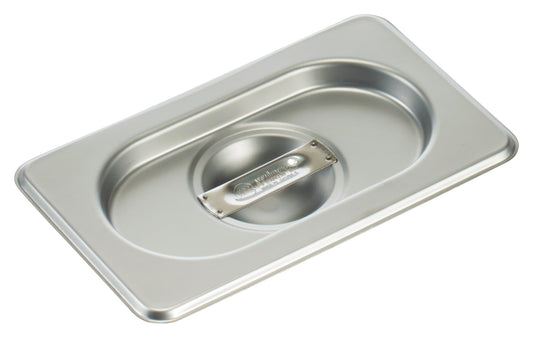 Winco SPSCN-GN Stainless Steel Solid Steam Pan Cover for SPJH-906GN