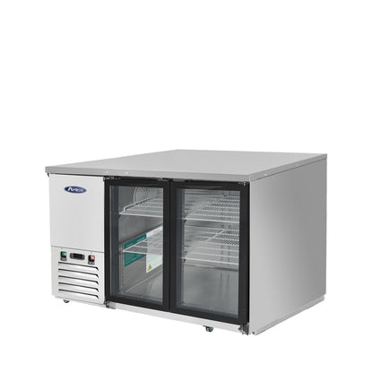 Atosa MBB48GGR 48" Glass Door Back Bar Cooler
