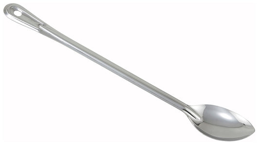 Winco BSON-18 18" Stainless Steel Solid Basting Spoon