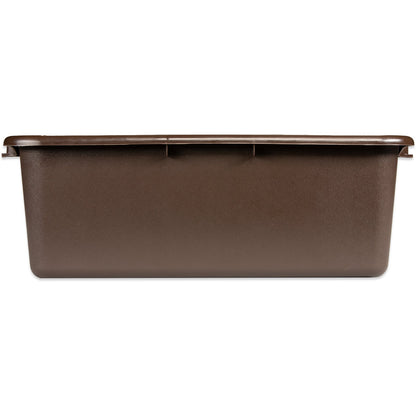 Carlisle 4401101 15" x 20" x 7" Brown Comfort Curve Bus Box