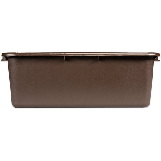Carlisle 4401101 15" x 20" x 7" Brown Comfort Curve Bus Box
