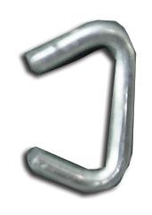 Omcan 19766 3/8" Galvanized Blunt Hog Ring with 14 GA