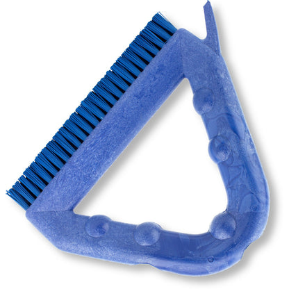 Carlisle 41323EC14 9" Blue Spart Color Coded Tile and Grout Brush