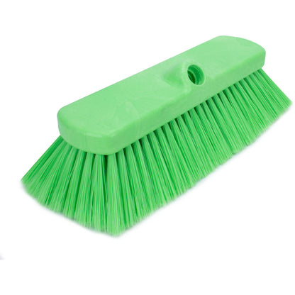 Carlisle 41278EC75 10" Lime Color Coded Flo-Thru Wall & Equipment Brush