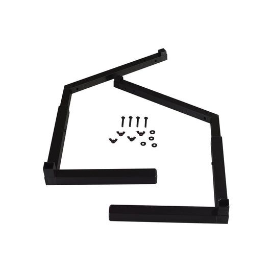 Carlisle 994803 Black Adjustable Sneeze Guard Legs Singled-Sided