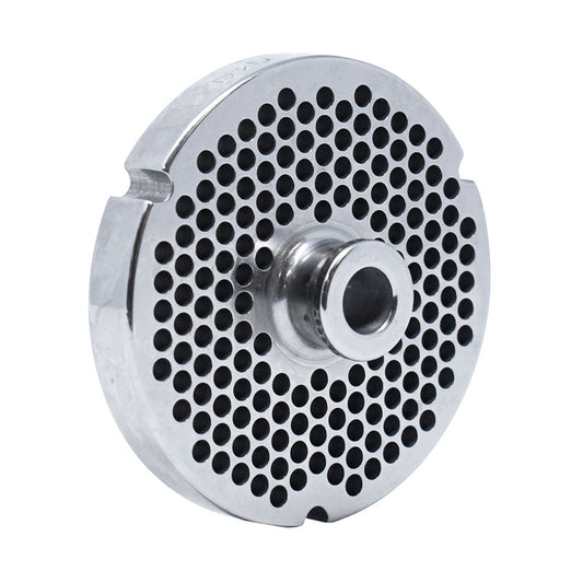 Omcan 23559 #32 Three Notches/Round Stainless Steel Machine Plate with Hub, 4.8mm (3/16")