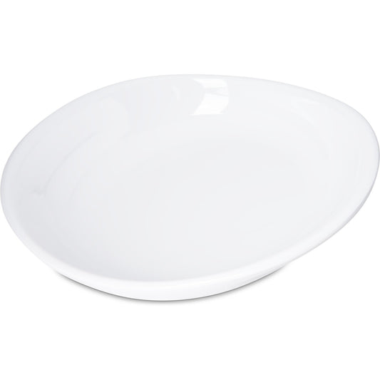 Carlisle 5300502 11.5" White Stadia Melamine Pasta Plate