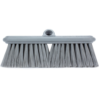 Carlisle 40050EC23 9.5" Gray Color Coded Flo-Thru Brush with Protective Bumper