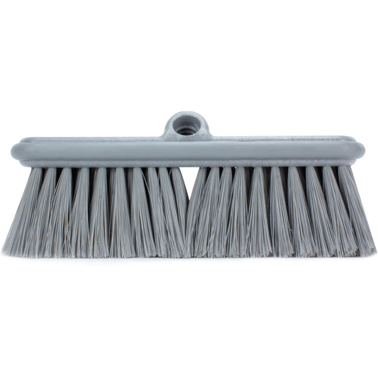 Carlisle 40050EC23 9.5" Gray Color Coded Flo-Thru Brush with Protective Bumper
