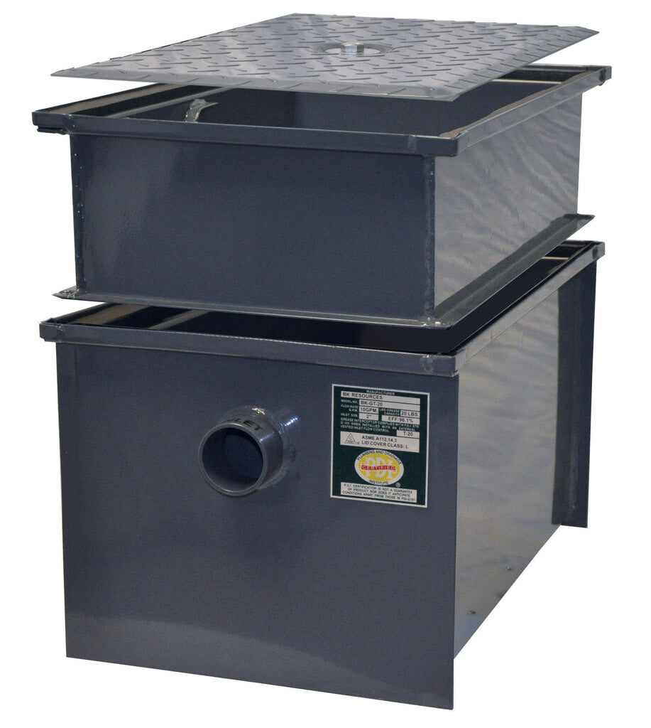 BK Resources BK-GT-EXT70 Carbon Steel Grease Trap Height Extender for BK-GT-70